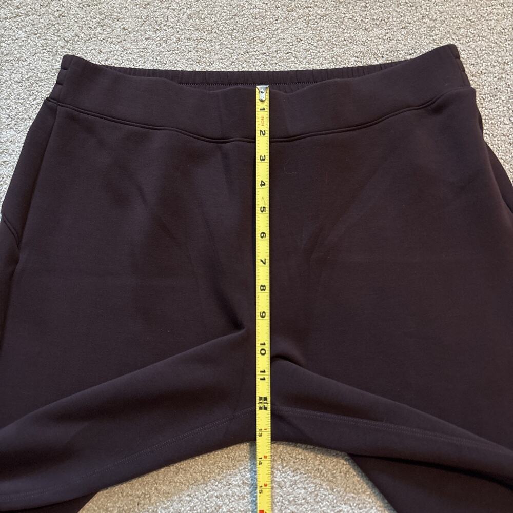 SPANX Brown Pants Air Essentials Stretch Straight Leg 21793R Women Sz XL 28” - Picture 6 of 10